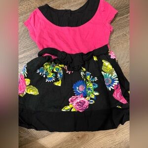 Disney Imagine Pink and Black Dress